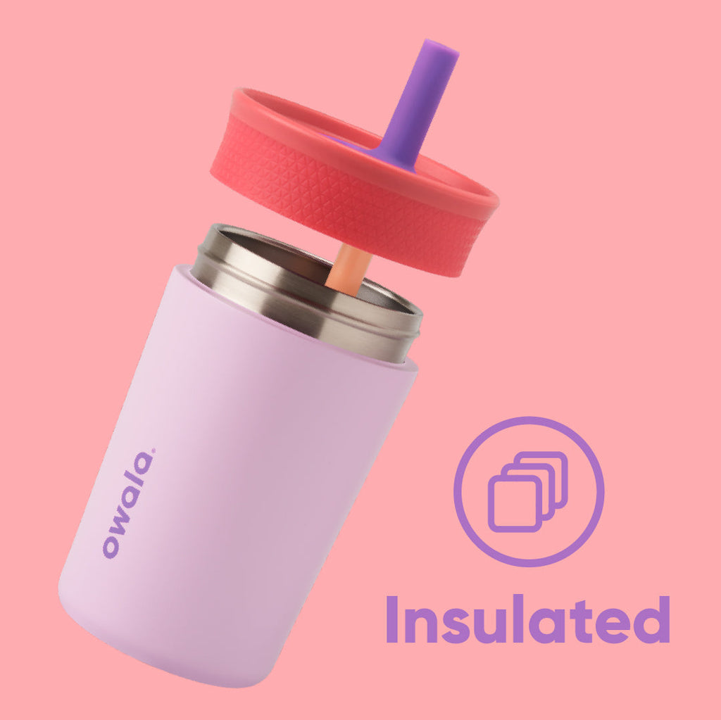 Owala Kids Insulated Tumbler 12oz - Lilac Rocket