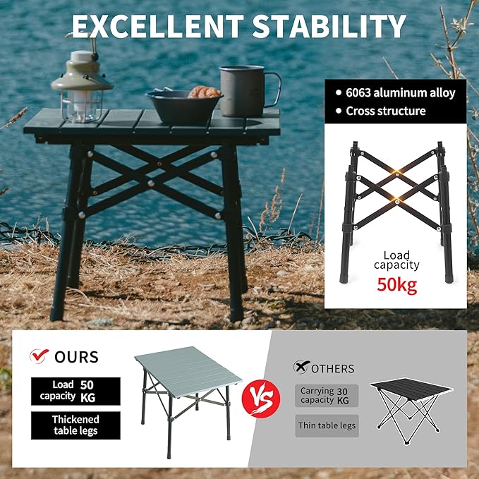 PeakLite™ Y01 Portable Folding Camping Table
