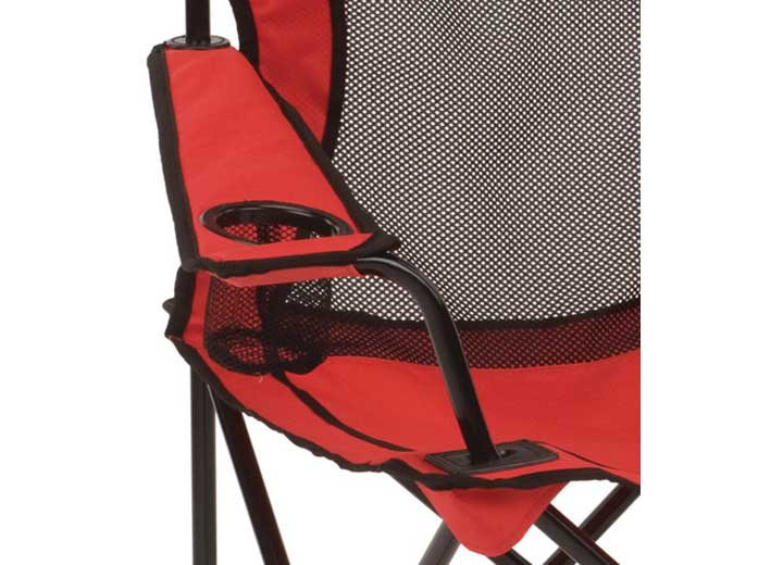 Coleman Quad Chair with Mesh Back & Cup Holder