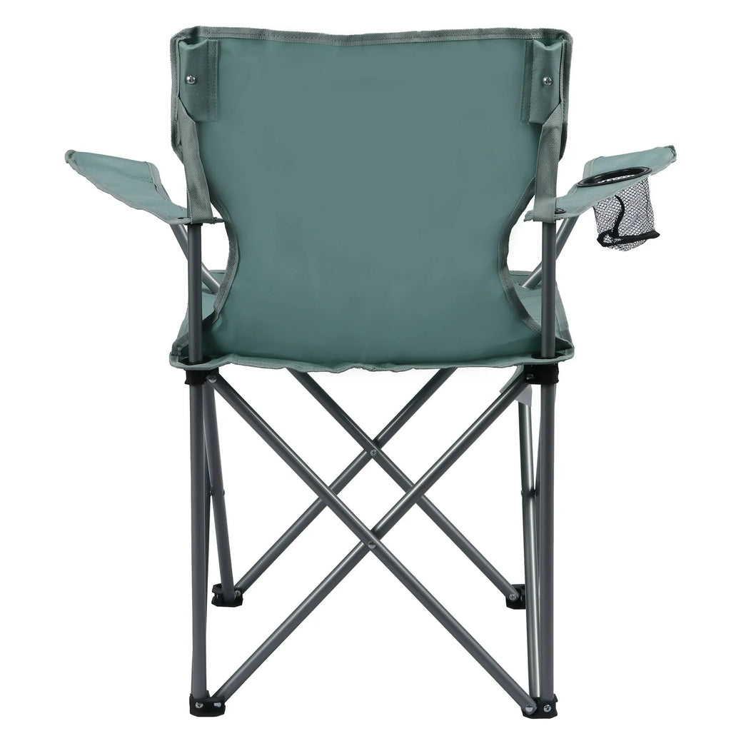 Ozark Trail Folding Camp Chair with Cup Holder â€“ Lightweight, Portable Outdoor Chair for Camping, Tailgating & Sports â€“ Green Goddess