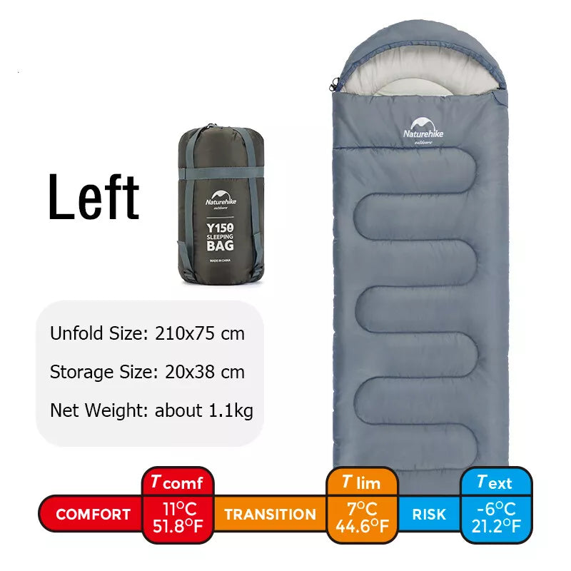 Y150L™ Hooded Synthetic Sleeping Bag 52°F / 11°C