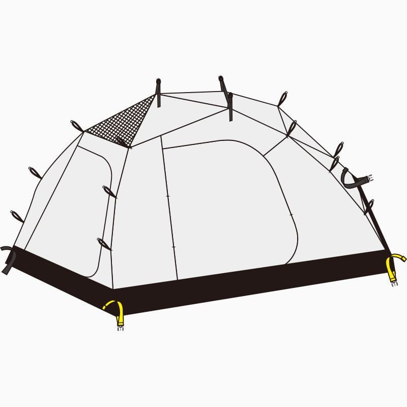 MOBI GARDEN Grand View Tent (Inflatable Version) – Full-Size Ground Mat for GV4